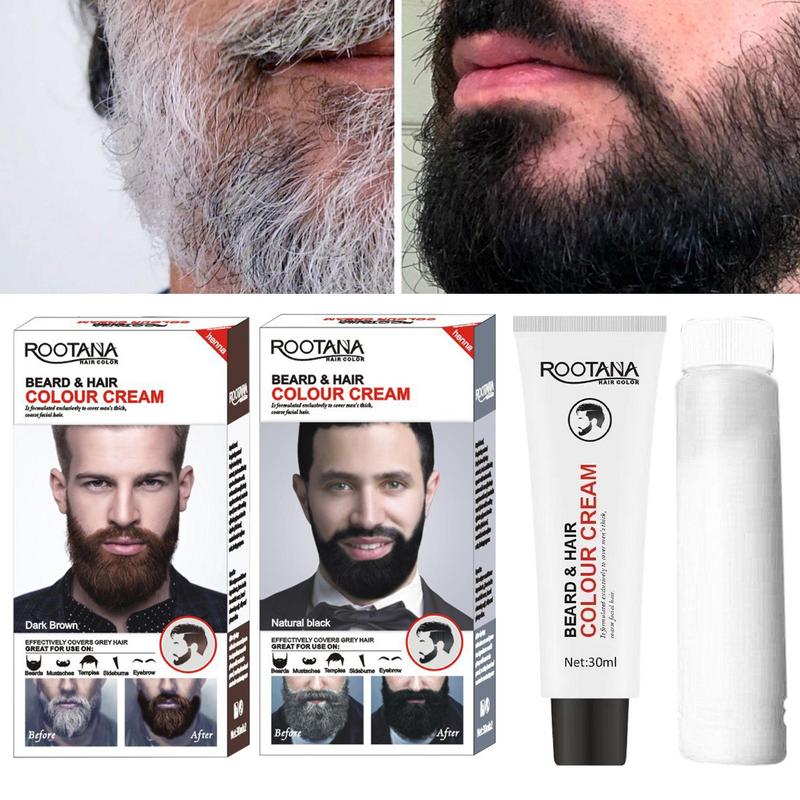 Shaving Cream - ครีมบำรุงหนวดสำหรับผู้ชายย้อมสีผมได้เร็วขึ้น2ชิ้น/เซ็ต