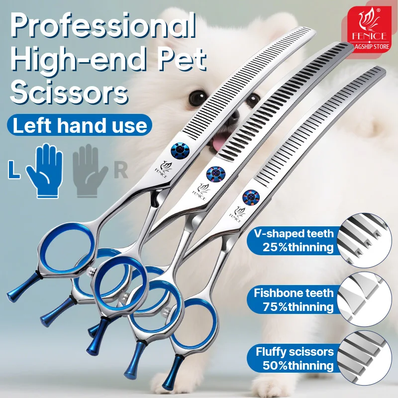 Grooming Scissors - กรรไกรตัดขนสุนัข Fenice JP440C รุ่นมืออาชีพ ขนาด 7/7.5/8