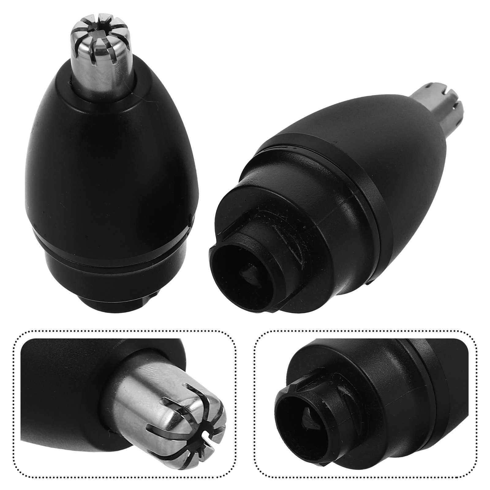 Nose Trimmer - หัวตัดแต่งขนจมูกสำรอง 2 ชิ้น ใช้ได้กับเครื่องตัดแต่งขนจมูกทุกรุ่น ปลอดภัย อะไหล่เครื่องมือดูแลขนจมูก
