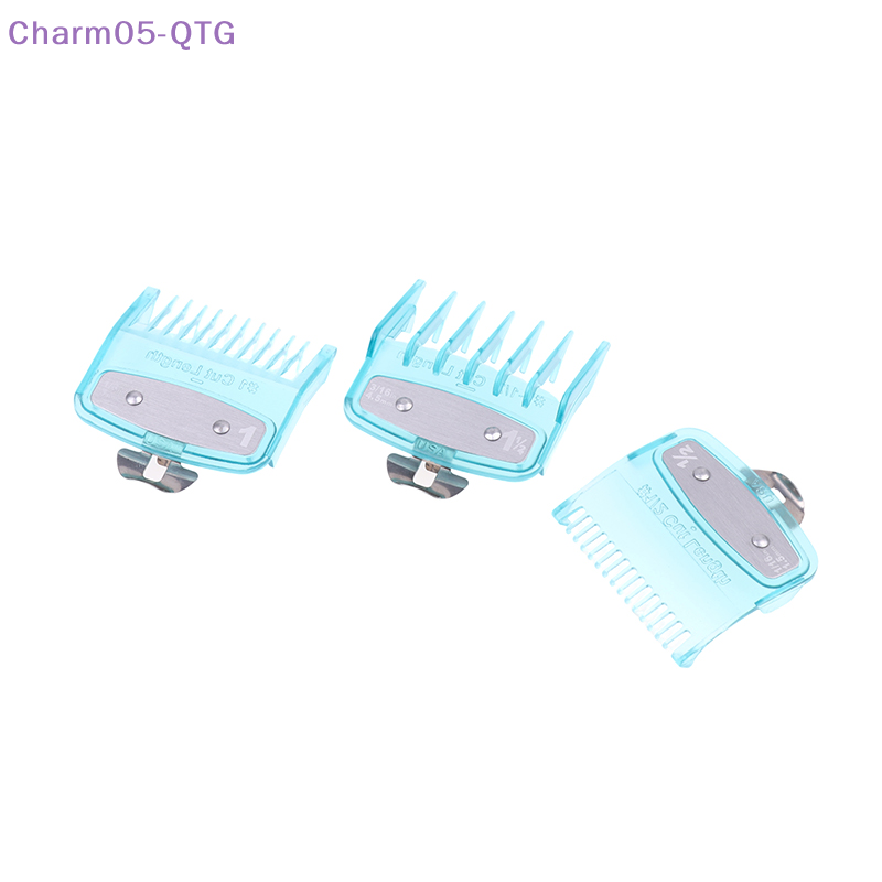 Hair Clipper - หวีรองตัดผมแบบใหม่ 2/8/10 ชิ้น อุปกรณ์เสริมสำหรับปัตตาเลี่ยน ขนาด 1.5/3/4.5/6/10/13/16/19/22/25