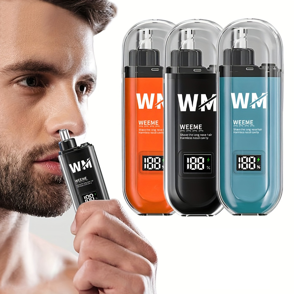 Nose Trimmer - เครื่องตัดขนจมูกแบบพกพาขนาดเล็ก, เครื่องกำจัดขนจมูก 1 ชิ้น, เครื่องโกนขนจมูก, อุปกรณ์ดูแลส่วนบุคคลสำหรับผู้ชายและผู้หญิง