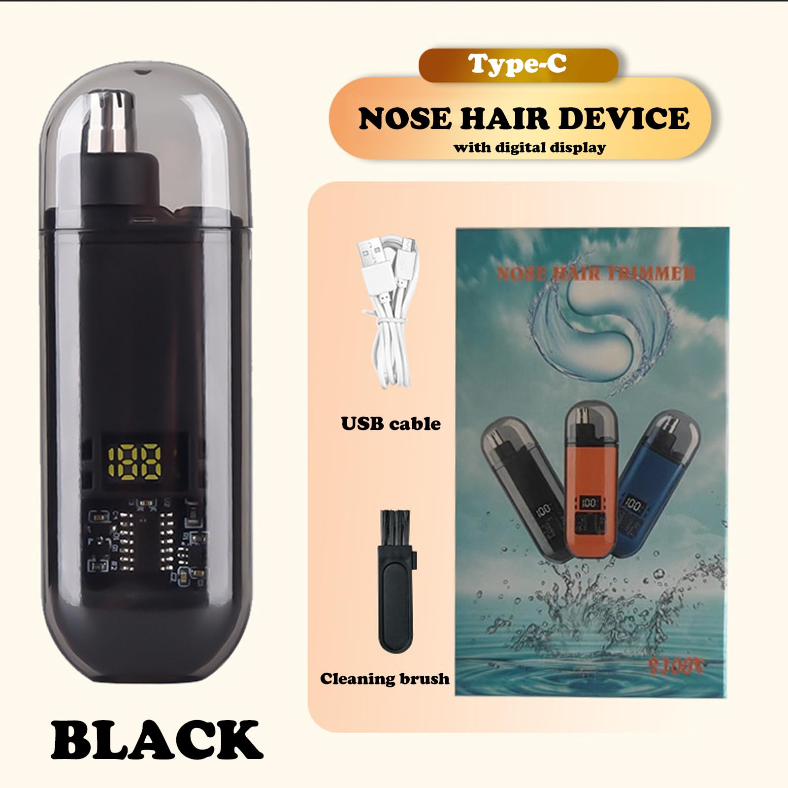 เครื่องตัดขนจมูกและหูแบบชาร์จ  - Nose Trimmer บทวิจารณ์และราคา