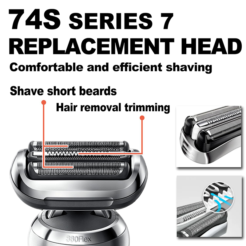 2 แพ็ค 74S ซีรีส์ 7 หัวเปลี่ยน - Electric Razor บทวิจารณ์และราคา
