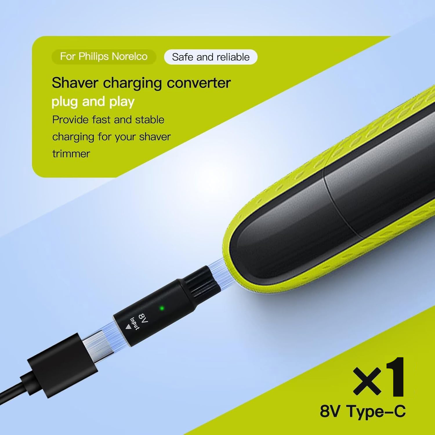8V HQ850 Type-C เครื่องโกนหนวด - Electric Razor บทวิจารณ์และราคา