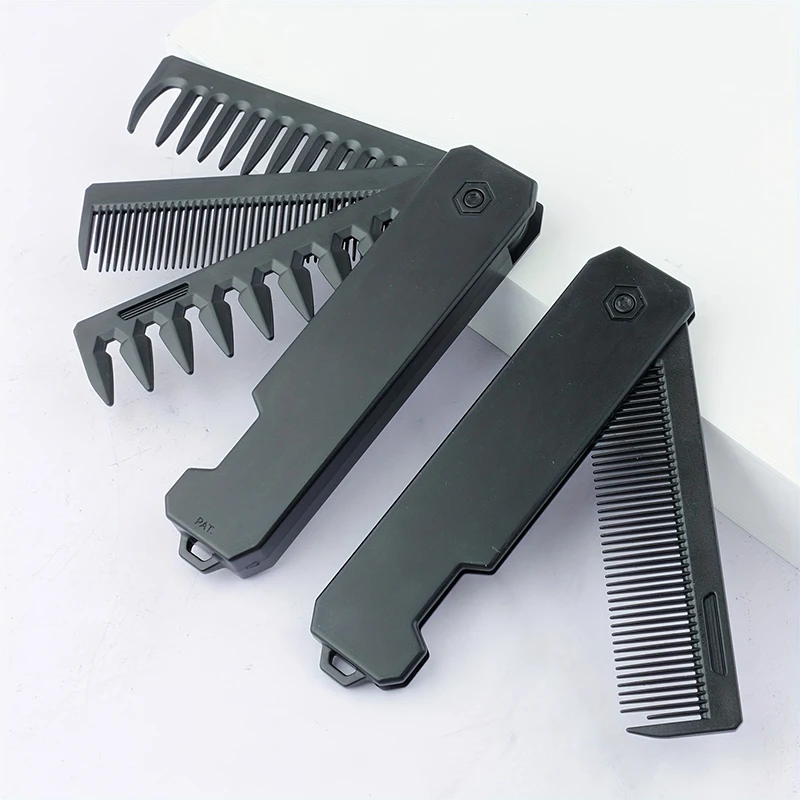 หวีจัดแต่งทรงผม 3-in-1 แบบพับไ - Mens Grooming Travel Kit บทวิจารณ์และราคา