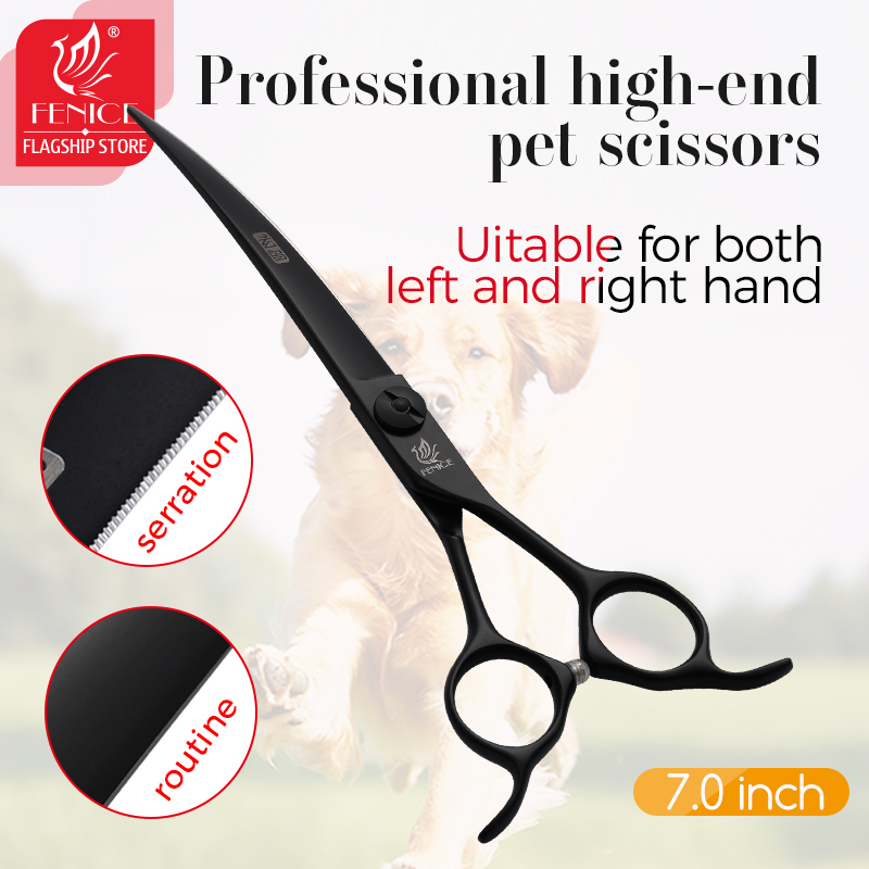 กรรไกรตัดขนโค้ง Fenice Profess - Grooming Scissors บทวิจารณ์และราคา